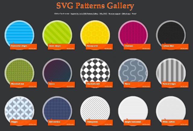 WebDesign Une galerie de magnifiques modèles SVG